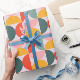 Papel De Presente Sunny Half Moons