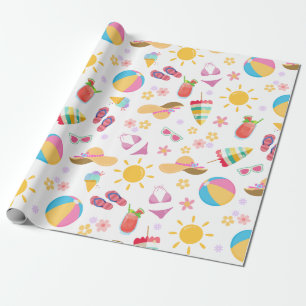 Papel De Presente Sunny Summer