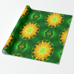 Papel De Presente Sunshine Dahlias....