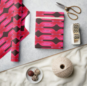 Papel De Presente Super na moda e moderno retro 60s 70s wr giftwrap