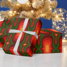Super na moda e moderno retro 60s 70s wr giftwrap