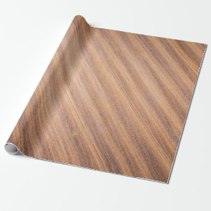 Papel De Presente Superfície de madeira castanha