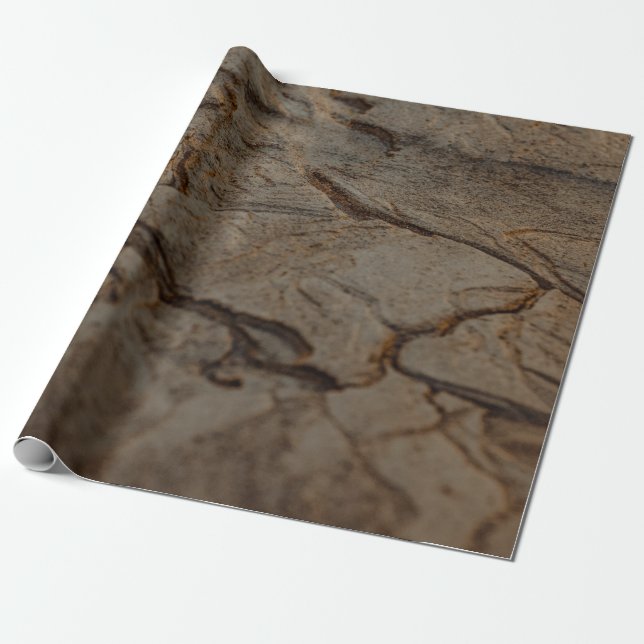 Papel De Presente Superfície de madeira castanha e preta (Desenrolado)