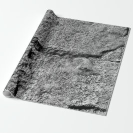 Papel De Presente Superfície de Rocha cinza