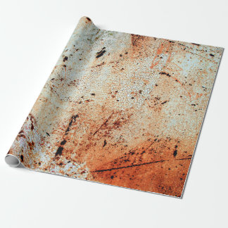 Papel De Presente Superfície metálica enferrujada, abstração, envelh