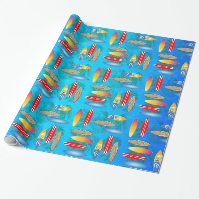 Papel De Presente Surfboads (Desenrolado)