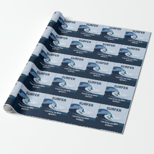 Papel De Presente Surfer Beach Surfing
