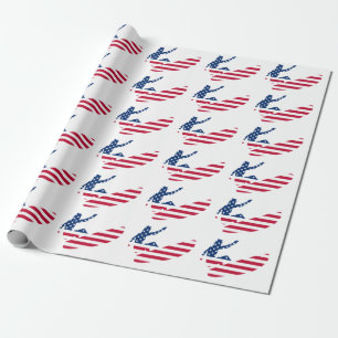 Papel De Presente Surfista americano surfista americano