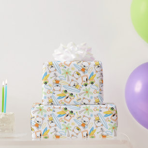 Papel De Presente Surfistas de Ursinho de Pelúcia
