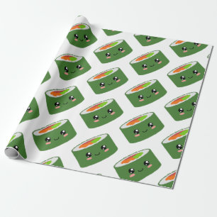 Papel De Presente Sushi