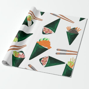 Papel De Presente sushi temaki