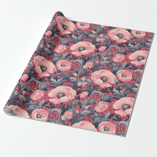 Papel De Presente Suspiros Florais: Molas Exclusivas ZazzleWrapMagic