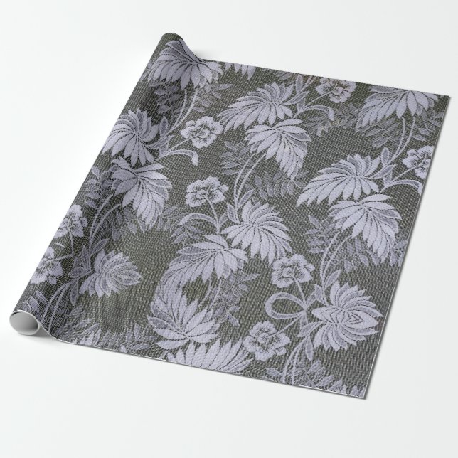 Papel De Presente Suspiros Florais: Molas Exclusivas ZazzleWrapMagic (Desenrolado)