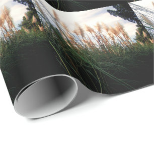 Papel De Presente "Sussurros do Vento: As Graus Brancas dos Pampas"