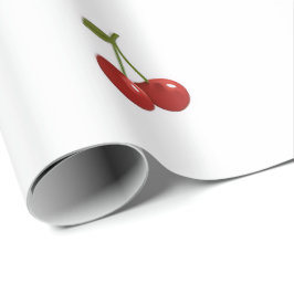 Papel De Presente 🍒 Sweet Cherry Minimal Elegant Tissue Paper