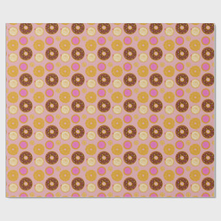 Papel De Presente Sweet Donuts Wrapping Paper