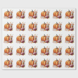 Papel De Presente Sweet little pumpkin is on the way