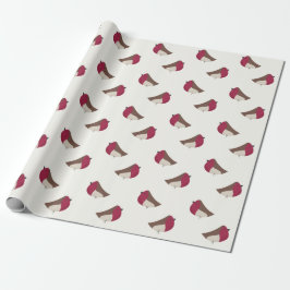 Papel De Presente Sweet Robin Redbreast