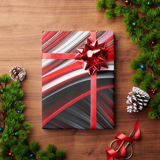 Papel De Presente Swirl Natal (Presente de Natal)