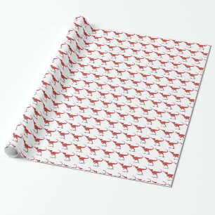 Papel De Presente T-rex skatista