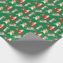 Tabby Cats Decorando Bobo Engraçado Natal Verde