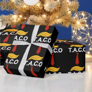 Papel De Presente Taco Trump Sempre Fala Frangos