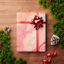 Papel De Presente Taffy Watercolor - Padrão Personalizado Colorido