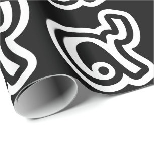 Papel De Presente Tailândia Lucky Número 9 / Nove / ๙ (Gao/Kao) Tail