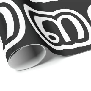 Papel De Presente Tailândia Número 3 / Três / ๓ (Sam) Escrita Tailan