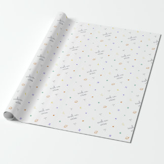 Papel De Presente Tais átomos (cores retrorreflectoras)