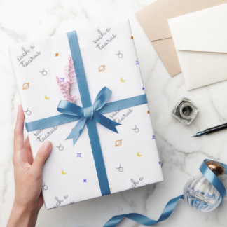 Papel De Presente Tal Taurus (cores retrógradas)