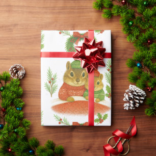 Papel De Presente Tâmara Excêntrica e Pinheiro