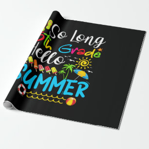 Papel De Presente Tão Longo 6, Bom Verão No Último Dia Da Escola.