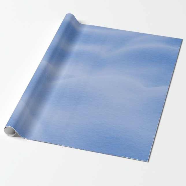 Papel De Presente tapete azul e branco (Desenrolado)