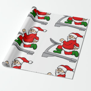 Papel De Presente tapete engraçado santa claus