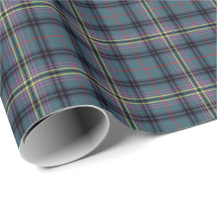Papel De Presente Tartan antigo do clã de Kennedy
