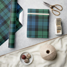 Tartan Clan Campbell Xadrez Blue Green Check