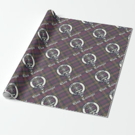 Papel De Presente Tartan Clan Carnegie Crest