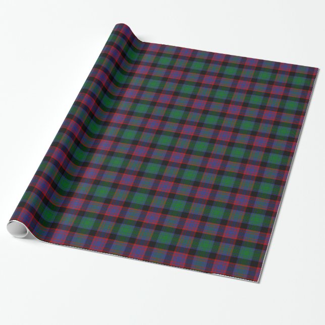 Papel De Presente Tartan da caça de Alexander do clã (Desenrolado)