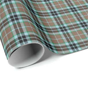 Papel De Presente Tartan da caça do clã de Thompson
