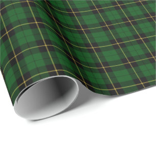 Papel De Presente Tartan da caça do clã de Wallace