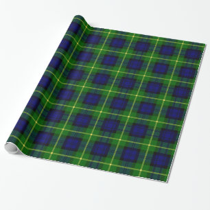 Papel De Presente Tartan de Gordon do clã