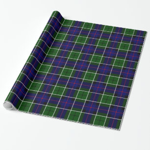 Papel De Presente Tartan de Leslie do clã