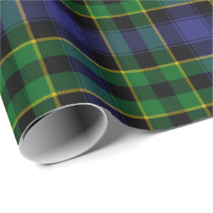 Papel De Presente Tartan de Mowat do clã