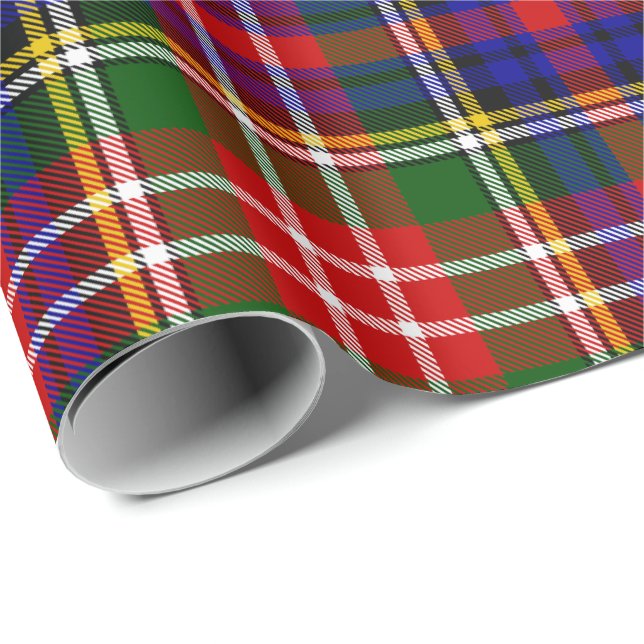 Papel De Presente Tartan do Clã Christie (Ponta do rolo)
