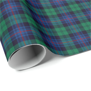 Papel De Presente Tartan do clã de Armstrong
