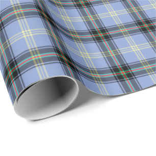 Papel De Presente Tartan do clã de Bell