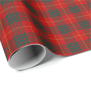 Papel De Presente Tartan do clã de Cameron