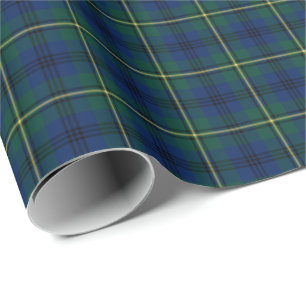 Papel De Presente Tartan do clã de Johnston