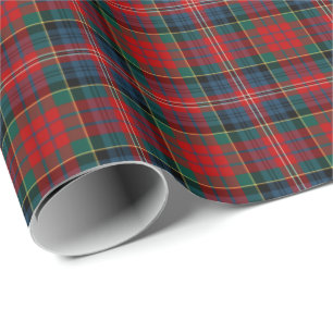 Papel De Presente Tartan do clã de MacPherson